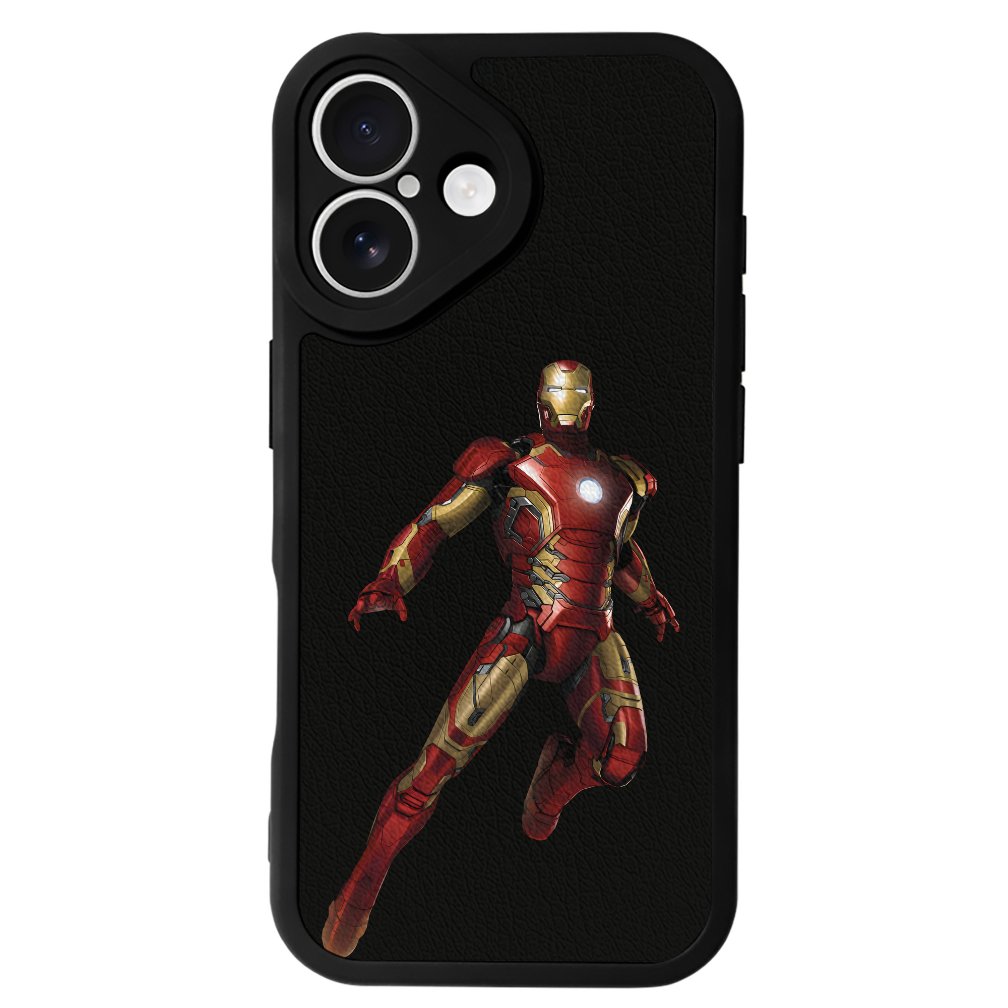 （画像用） アベンジャーズ The Avengers 【iPhone 16シリーズ対応】シリコンスマホケース（レザー調） 材質：シリコン